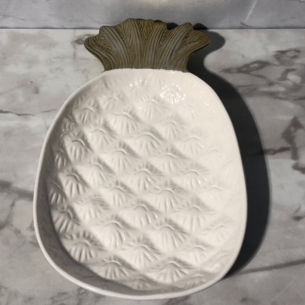 Pineapple Shape Candy Jewelry Bowl Home Decor Trinket Chic & Tonic